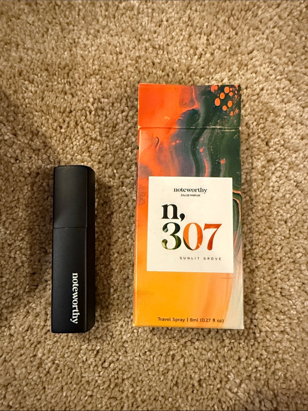 n,307 Sunlit Grove Travel Spray - Orange & Green. Smells great. Slim. Compact. - Picture 5 of 11